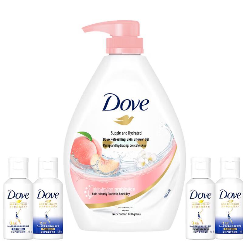 Dove Refreshing Shower Gel & Hair Care Set