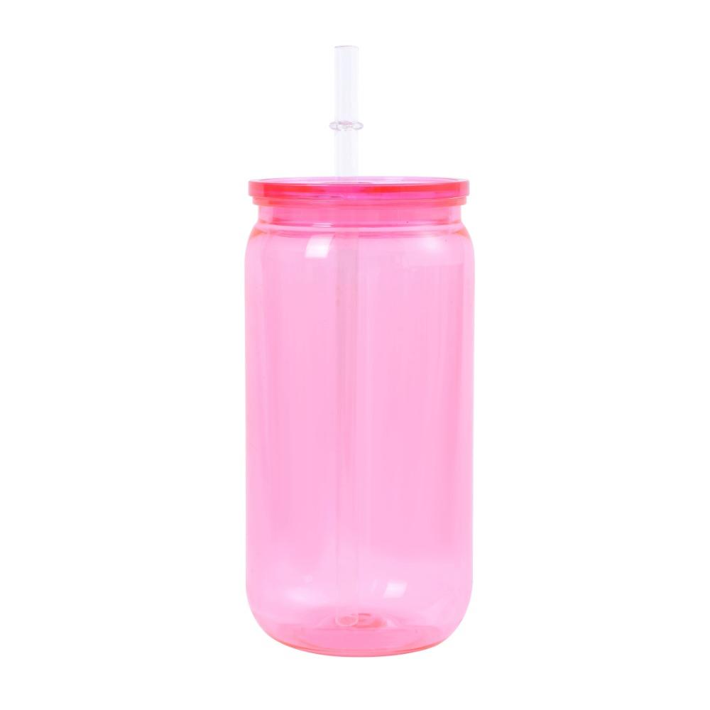 

16 унций Прозрачный пластиковый стакан с цветной крышкой и соломинками Прочный и красивый Может держать молоко, сок, кофе Высококачественные стаканы