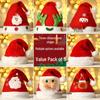 2025 Santa Claus Christmas Hat - Festive Headwear for Adults & Kids