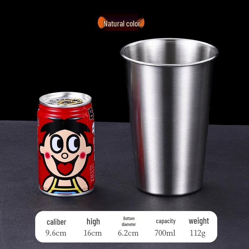 304 Stainless Steel Camping & Restaurant Cold Drink Cup