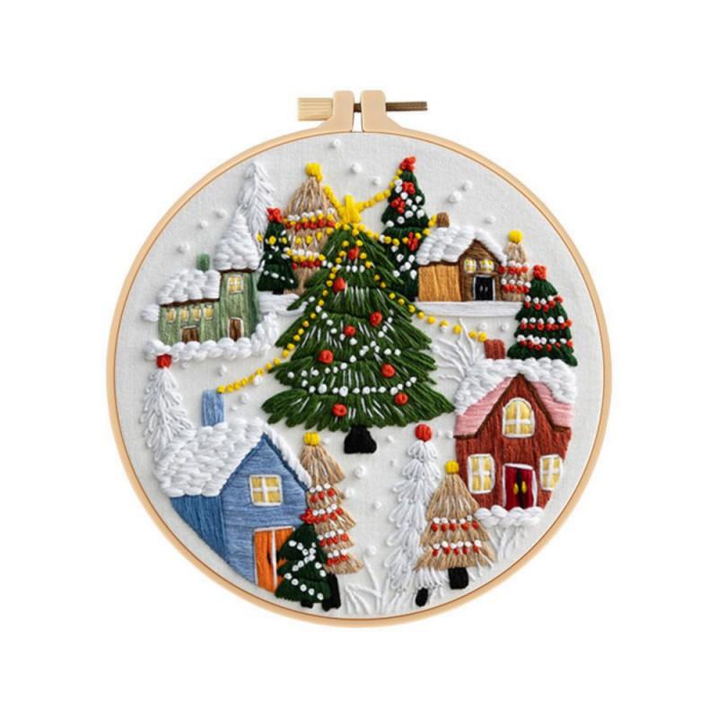 Embroidery Handmade DIY Christmas Theme Kit