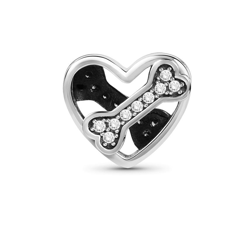 Latest Copper Claw Dog Cat Motif Doghouse Charm Of Ley Chain Bead Fit Authentic Bracelet Accessories Handmade Women Jewelry
