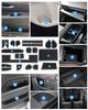 LANGBEAN Toyota Alphard 40 Interior Rubber Door Pocket Scratch and Noise Interior Alphard Custom Set of 21 Series/Vellfire Mats, Non-Slip Mats,