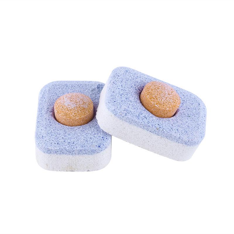 Multi-functional Dishwasher Tablets: Effective Stain & Oil Removal with Light Detergent.