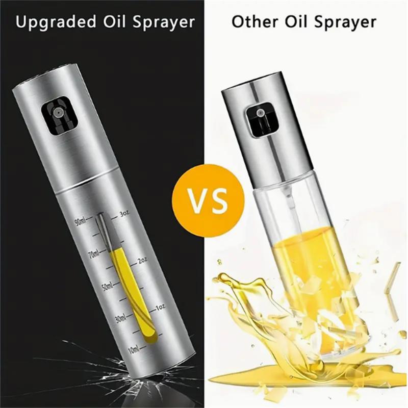 BBQ Baking Olive Oil Spray Bottle Stainless Steel Oil Spray Bottle Vinegar Spray Bottles Sprayer Seasoning Bottle Kitchen Tools