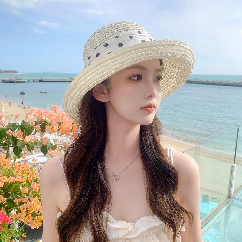 Sunscreen hat summer UV protection big brim sun hat bucket hat straw hat foldable sun hat travel