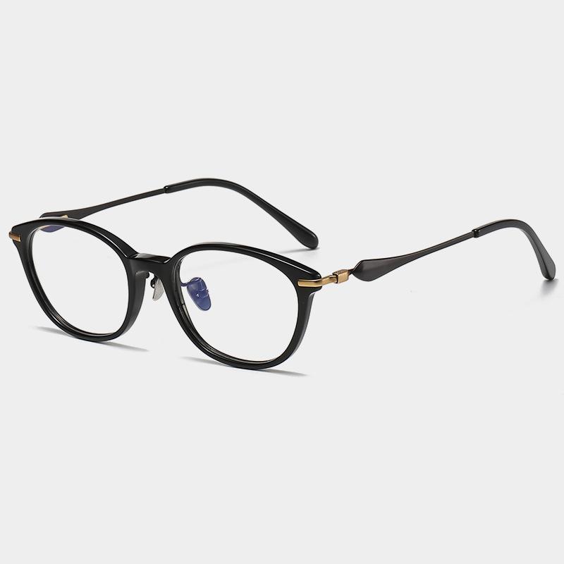 

Brand Designer Replica Acetate Framework Glasses Frame Glasses Frame Women Men Retro Eyewear Special Mirror Legs Eyeglasses No Lens