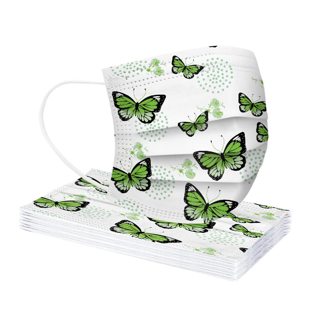 Children's Cartoon 5 Mixed Disposable Three-Layer Protective Cover 50pcs