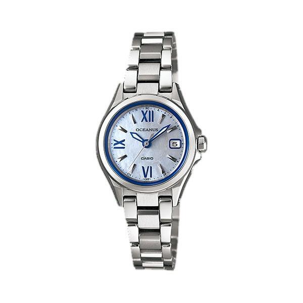 

Casio Жіночий годинник OCEANUS OCW-70PJ-7AJF [модель OCEANUS 3 стрілки для жінок] Круглий годинник Silver Titan Analog
