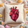 Heart Art Cushion Cover Short Plush DoubleSided Printing Home Machine Washable In Warm Winter Pillow Cover