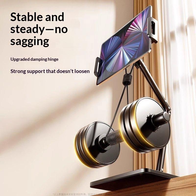 Adjustable Tablet Stand Holder 15 Inch Long Metal Flexible Arm For 4.7-13 Inch Pad Phone Ergonomic Desktop Holder Multi-Angle
