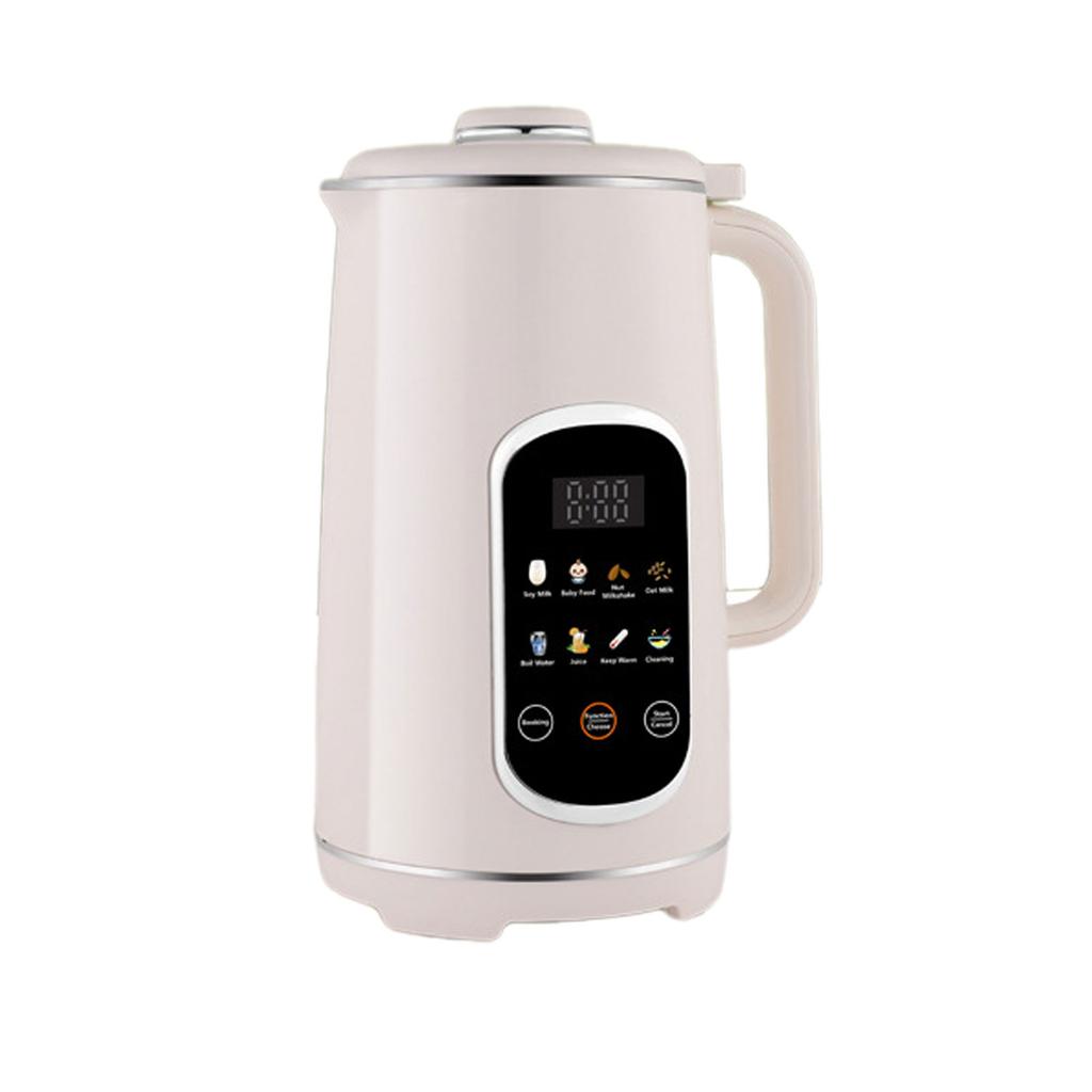 Nut Milk Maker Blender 8 in 1 Programmable Soy Milk Machine Digital Display Stainless Steel Blades 12L Capacity Self Clean for Nut Milk  