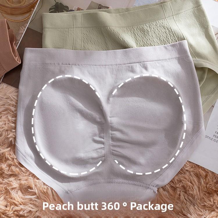 Girls Spring and Autumn Pure Cotton Crotch Antibacterial No Trace in The Waist Naked Breathable Briefs