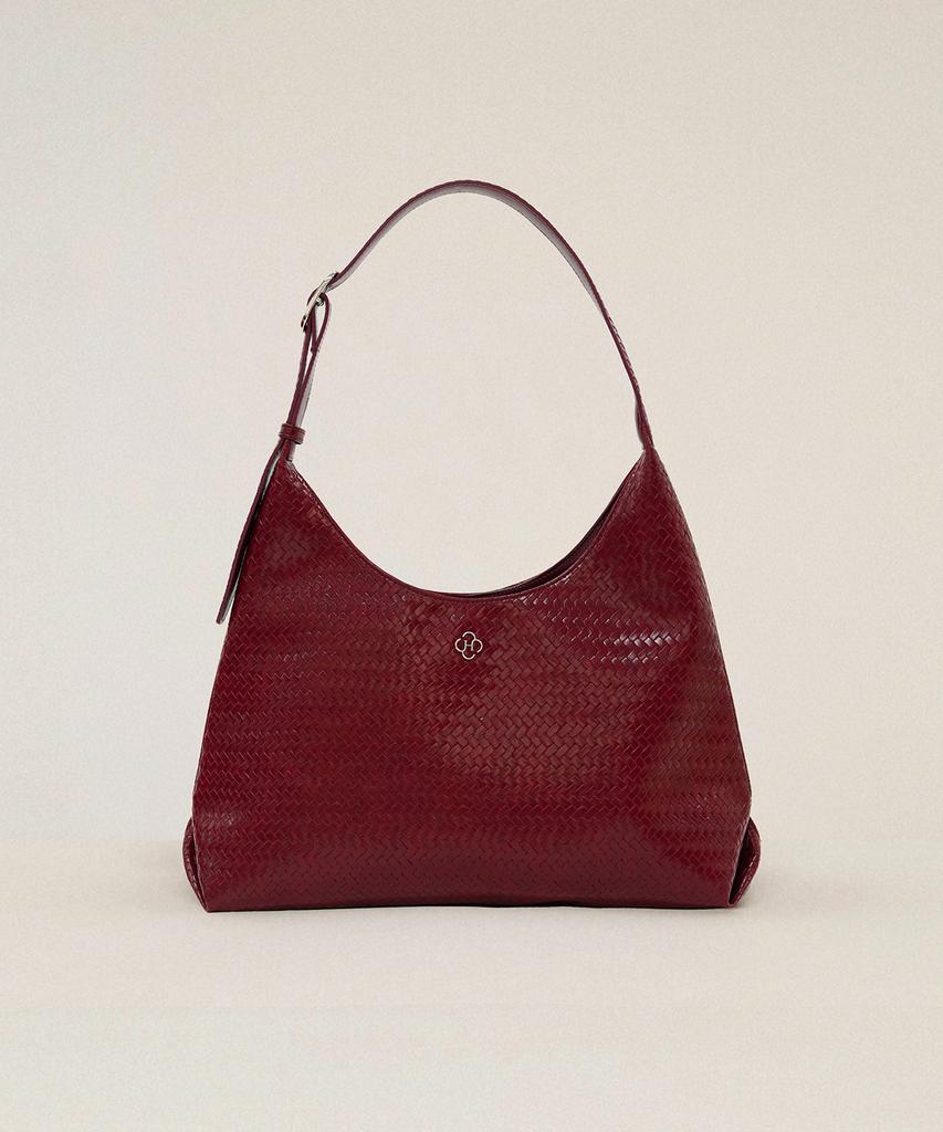 Heeari Ivy Weaving Shoulder Bag_Red