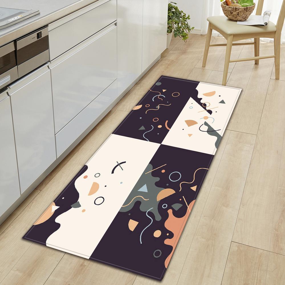 Entrance door mat kitchen mat bedroom living room floor non-slip floor mat corridor bathroom door carpet