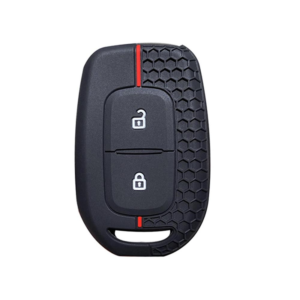 Silicone Car Key Fob Case For Renault Sandero Kwid Traffic Symbol Dacia Logan Lodgy Dokker Duster Trafic Clio4 Master3 Keychain
