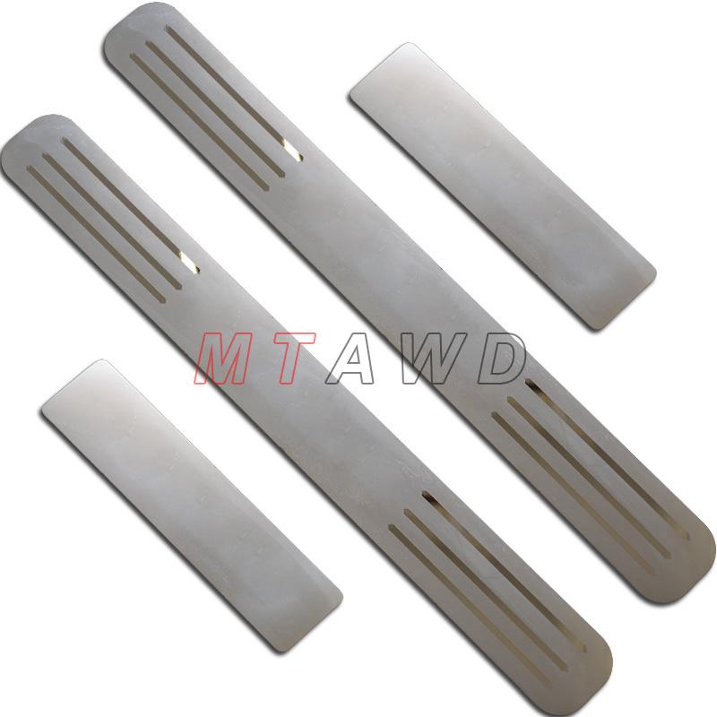 For Dacia Renault Duster Extreme Accessory 2025 2024-2018 Stainless Carbon Car Door Sill Kick Scuff Plate Protector Trim Cover