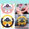 Multifunctional Driving Simulator Steering Wheel For Kids With Interactive Features And Bright Lights