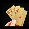 Poker Playing Cards Waterproof Gold Game Card Group PVC Suit Magic Dmagic Package Board Game Gift Collection