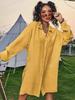 "Bamboo Cotton Long-Sleeve Beach Cover-Up Cardigan"