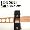 Hole Punch 8mm/10mm Heavy Duty Paper Hole Punch Set with Countersink Drill Hole Puncher Single Hand Held Long Hole