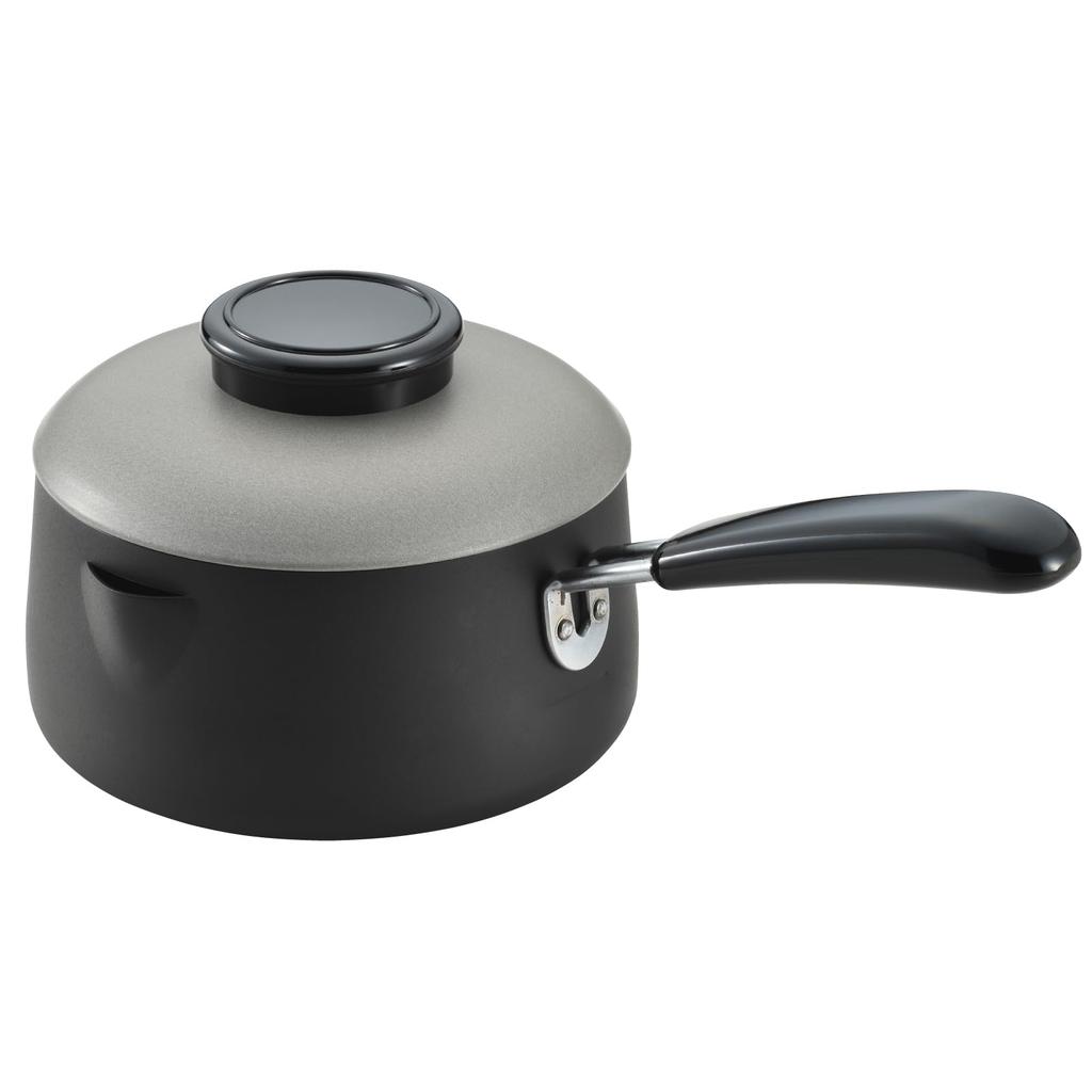 Yoshikawa Bento Tempura with Induction and Gas Made in SH5394 One-Handed Pot, 16cm, 1.4L, Iron, Lid, Compatible, Japan, Tsubame-Sanjo,