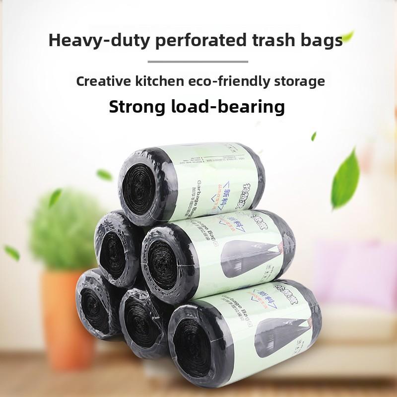 100 Pcs Black Thickened Tear-resistant Hand-held Bin Liners