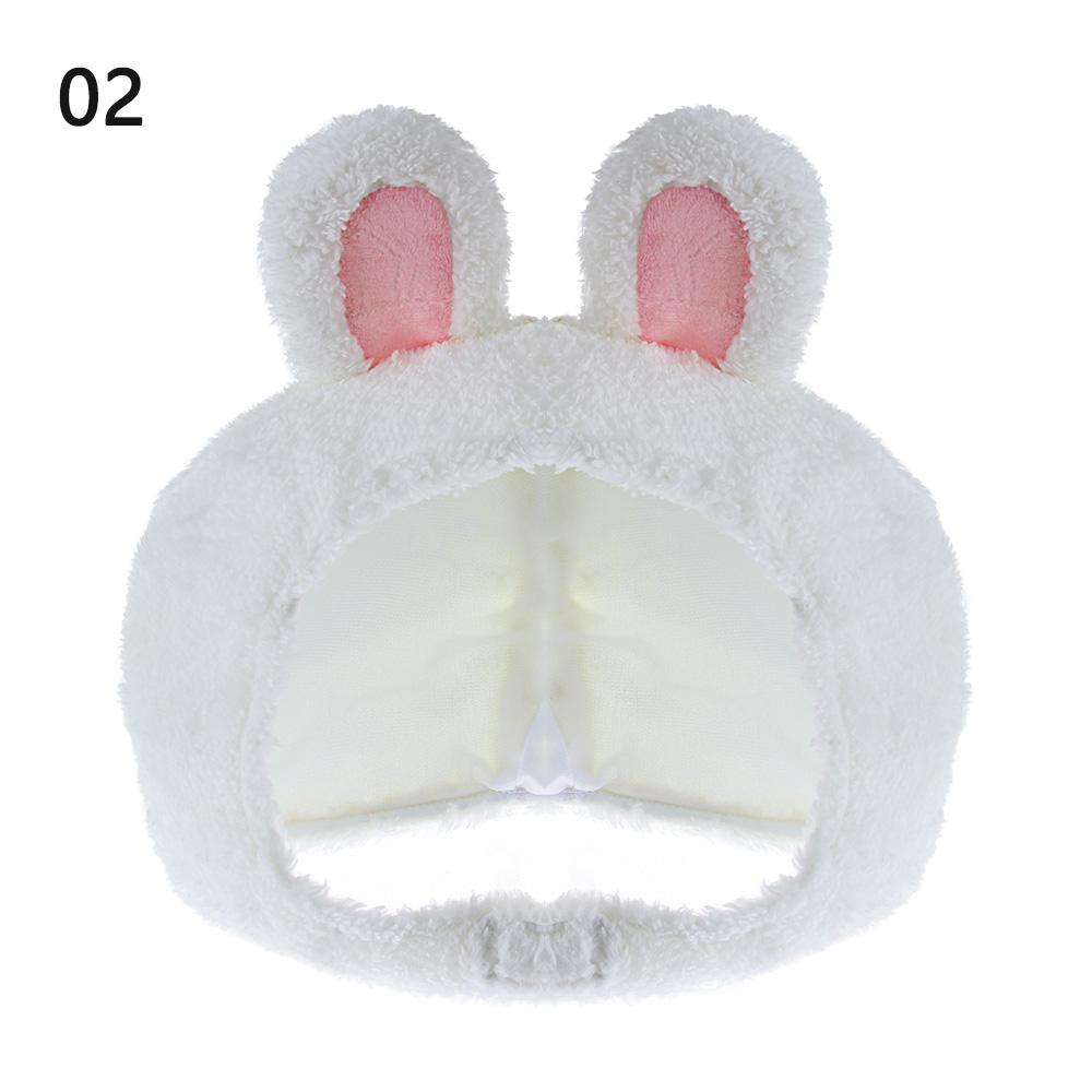 Cartoon Winter Autumn Hats Female Beanie Caps Bunny Ears Plush Hat Rabbit Big Frog Eyes Hat