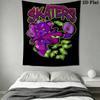 Skateboarding Bear Graffiti Pattern Home Decor Tapestry, Wall Hanging, Decorative RV Wall Cloth.SGT0917560