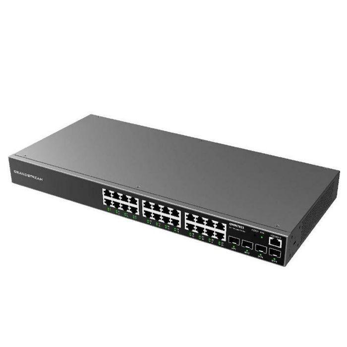 Switch - Grandstream - GWN7803 - Managed - 24x Gigabit ports - 4x SFP - 30W