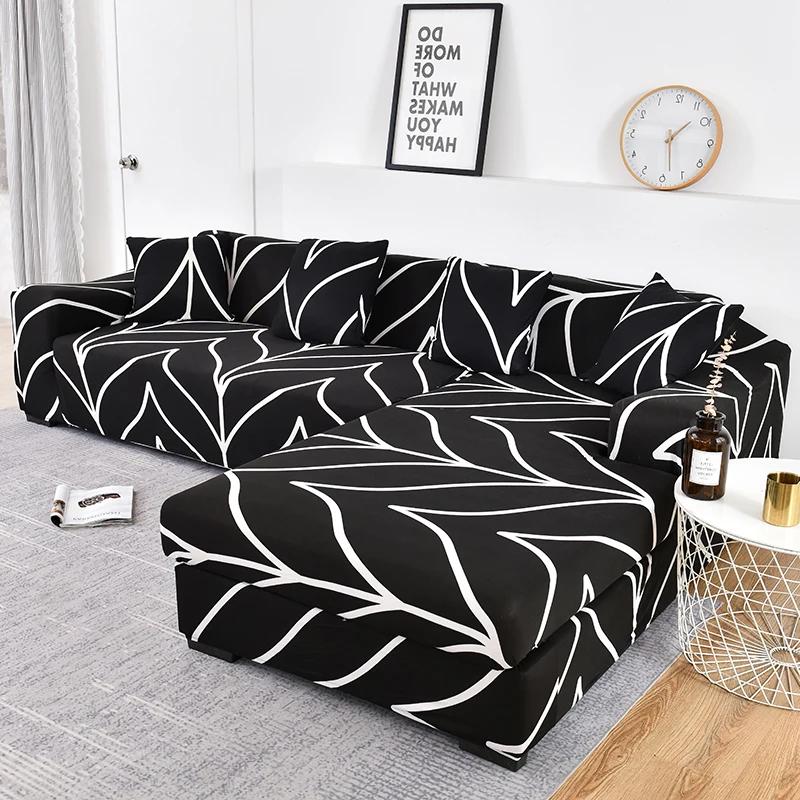 Sofa Cover Elastic Couch Cover Sectional Chair Cover It Needs Order 2pieces Sofa Cover If Your Sofa Is Corner L-shape Sofa