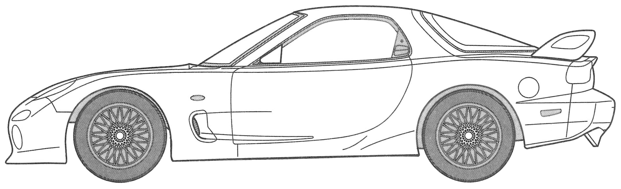 

Модель Fujimi Wangan Midnight Series FD3S RGO 1/24 №5 RX-7 (Масаки) Ванган-5