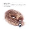 Yousheng Anal Plug Safe Full Stimulation Metal Fox Tail Exotic Accessories Butt Plug Adult Product