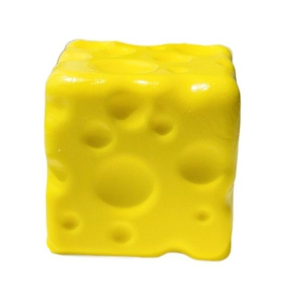 Super Soft Cheese Squishy Toy 6cm Cheese Stress Ball Novelty Cheese Pinch Children's Gifts