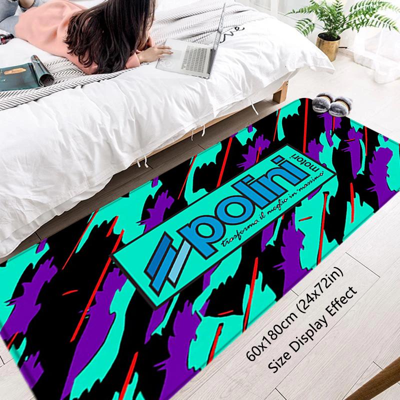 Interior Floor Mat P-Polini Italy Scooter Doormat Non-slip Foot Rug for Entryway Kitchen Carpet Bedroom Bedside Mats Home Decors