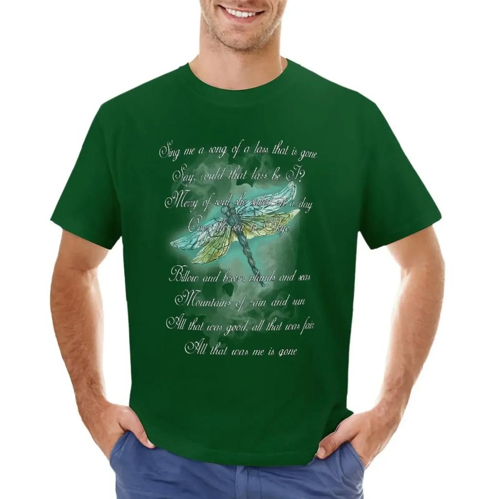 Dragonfly Sing Me A Song T-shirt Blouse tops oversized mens t shirt graphic