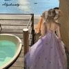 2026 New Fairycore Summer Women Romantic Midi Dress Spaghetti Strap Sweet Holiday Dress Sleeveless Butterfly Mesh Feminine Dress