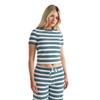 4th & Reckless Damen Livia Gestreiftes Crop-Top