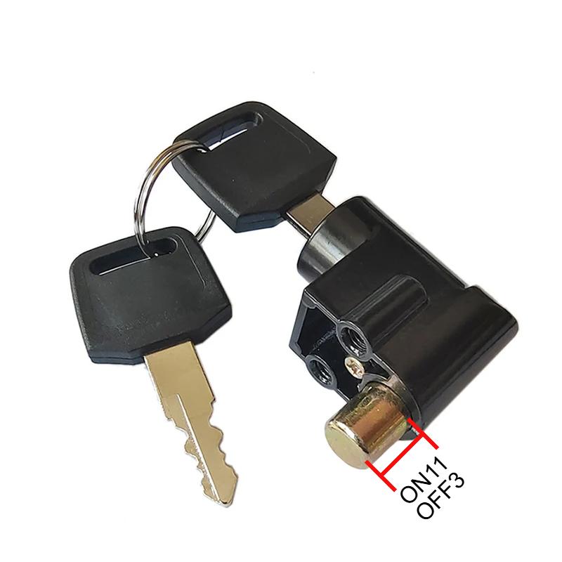 CHTNBO Electric Bicycle E-bike Electric Vehicle Battery Box Lock Front Lock Big Head Lock Electric Vehicle  Lock Battery Lock