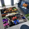 Alfombra Decorativa Rápida y Furiosa X Dominic Art para Dormitorio Sala de Estar Sofá Hogar Felpudo, Alfombrilla de Suelo Grande Antideslizante para Niños