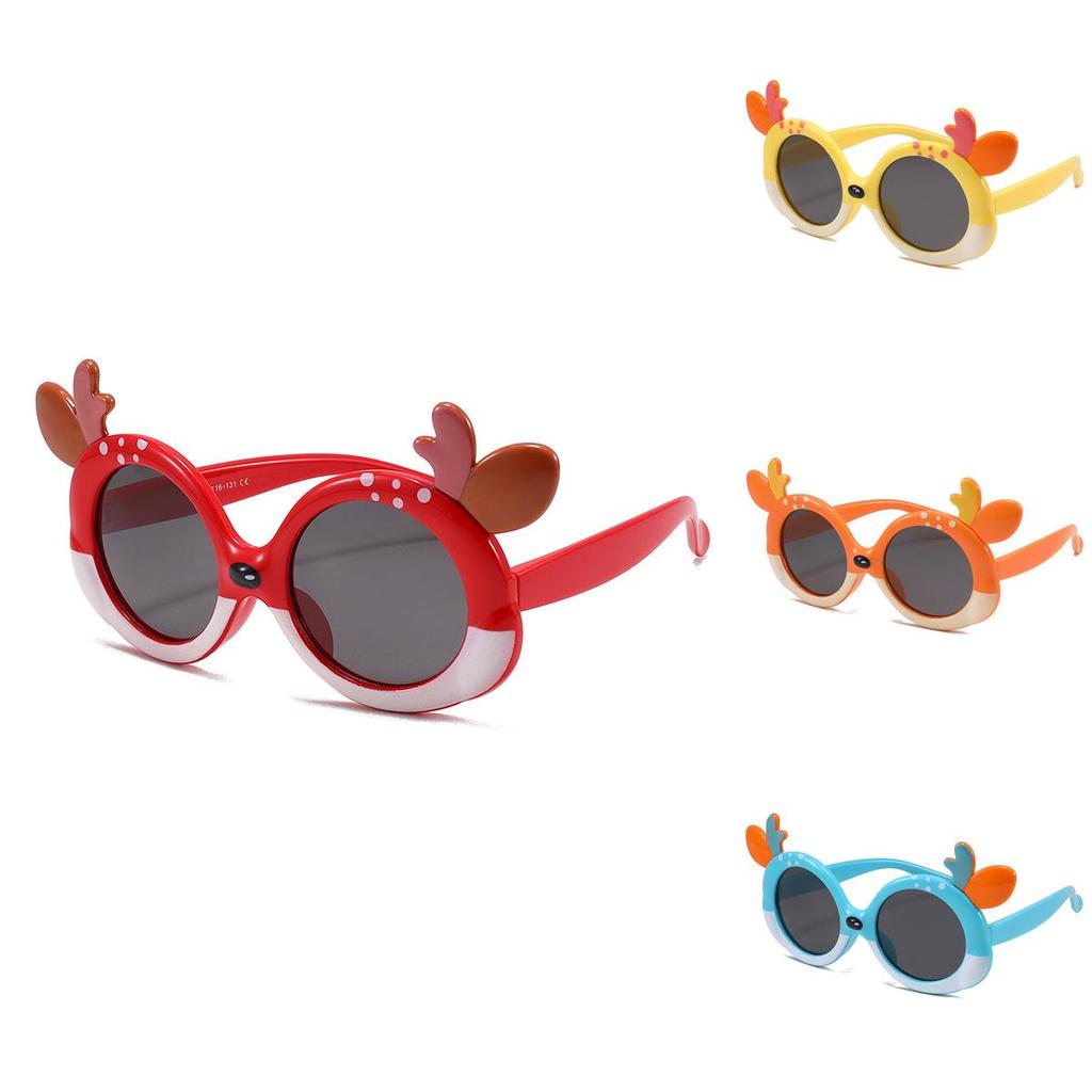 Fashionable Kids Sunglasses Deer Baby Design Summer Outdoor Protection Uv