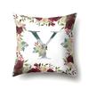Polyester Pillowcase American Retro Flower Plant 26 English Letter Cushion Cover Car Pillowcase