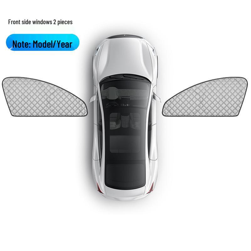 Xiaopeng M03 X9 P7+ Car Sunshade Curtain – Thickened, Heat-Resistant, Opaque Privacy Sun Block for Side Windows