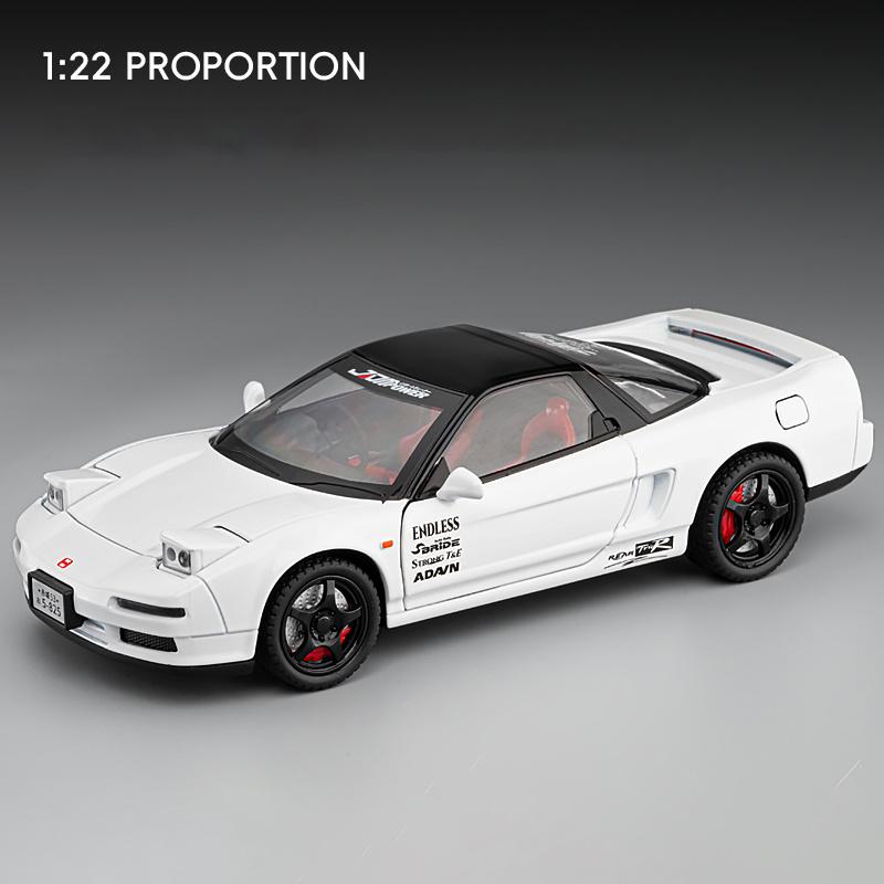 

1:24 HONDA Acura NSX MK1 NA1 Alloy Sports Car Model Diecast Metal Track Racing Car Vehicles Model Sound and Light Kids Toys Gift