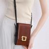 Mini Square Bag Messenger Bag New Cowhide Women's Bag Versatile Mobile Phone Bag Premium Bag