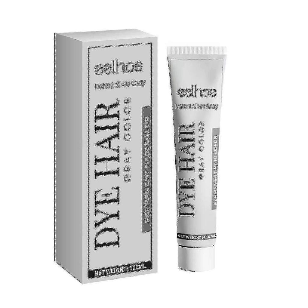 Eelhoe 100ml Grey Hair Colour Cream - British Styling Essential -3706979856996