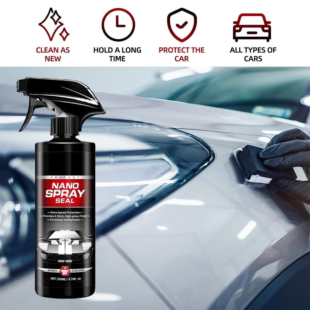 Car Agent, Car Ceramic , 200ml Nano Car Gloss Refresher |
