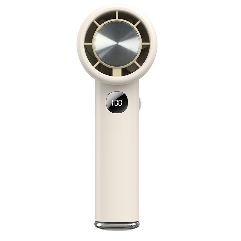 

Цифровой дисплей, высокоскоростной вентилятор с ледяным аккумулятором, с USB, 100-уровневая регулировка, вентилятор с холодным компрессом, поставляется со встроенным карабином грязно-белый