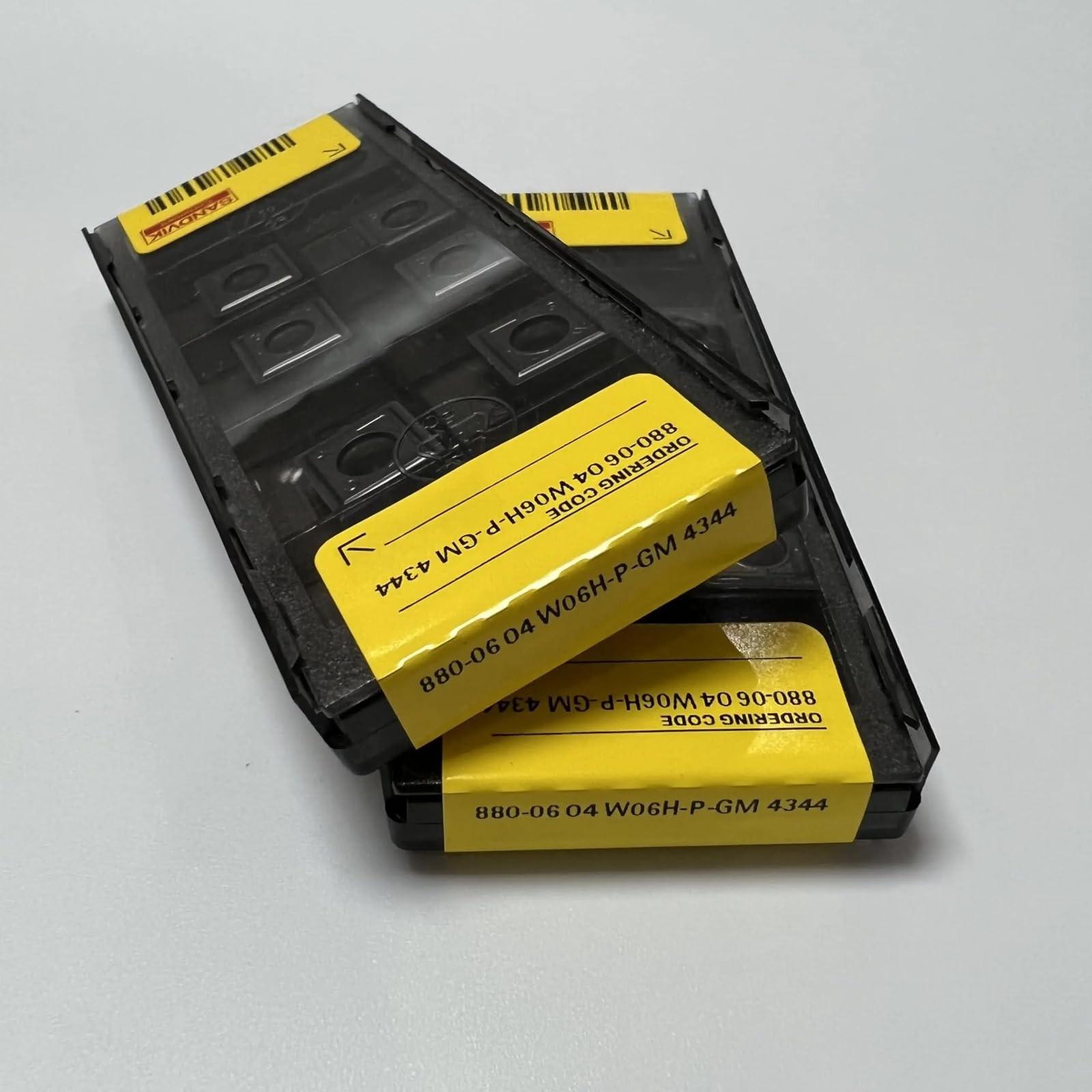 

880-0604W06H-P-GM 4344 / Industrial indexable Carbide Inserts 10 PCS