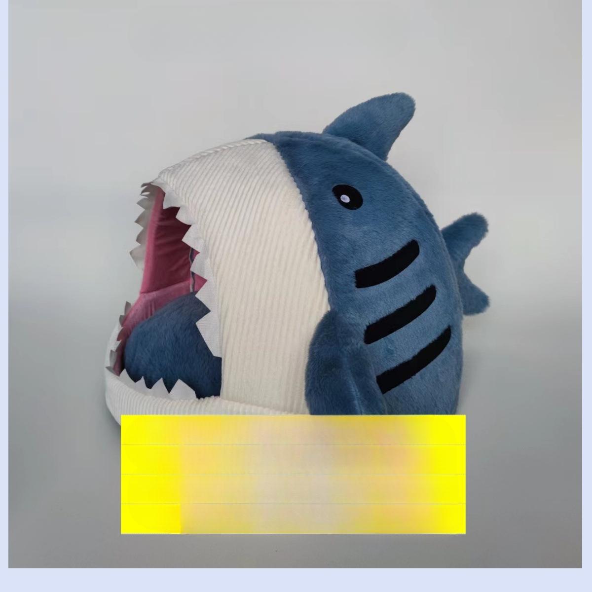 

Питомник для кошек Закрытый четырехсезонный питомник Cartoon Shark Креативный питомник Shark Upgrade S